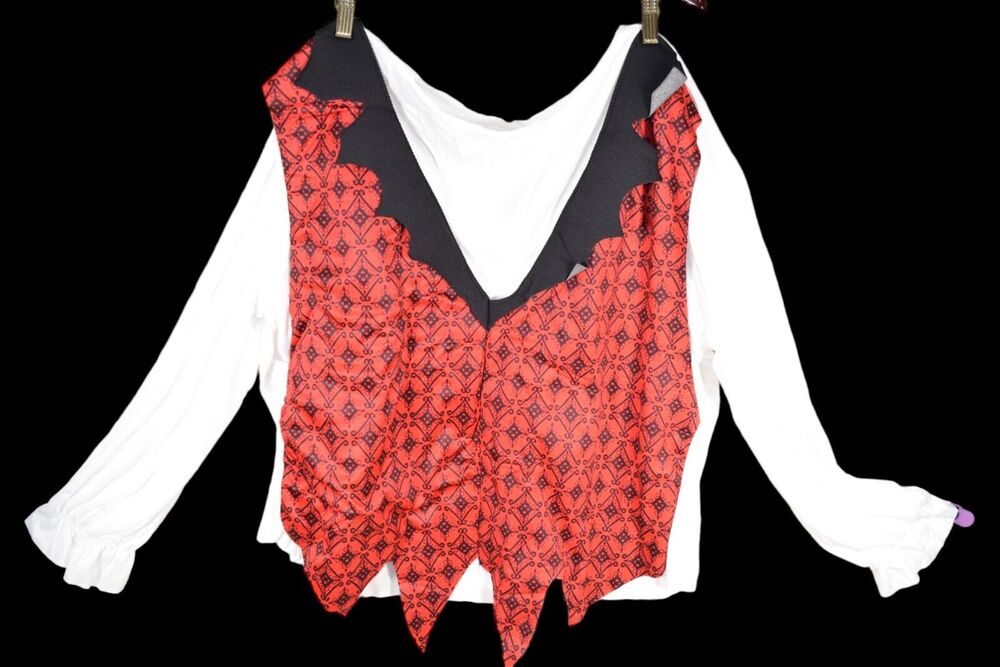 Rubies Costume Company Vampire Costume Shirt XL- Halloween Vest/Shirt